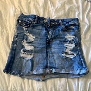 womens jean skirt